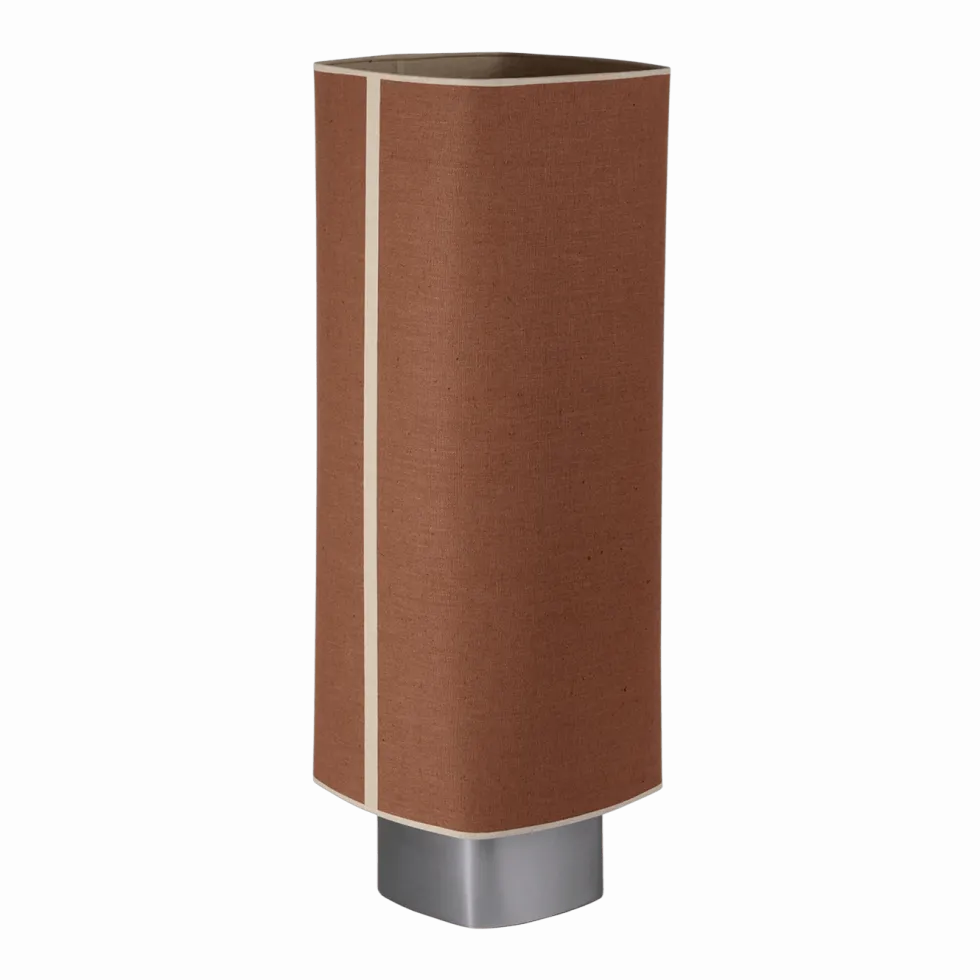 Lampe de sol en tissu marron et métal 79cm Dolce - Market Set