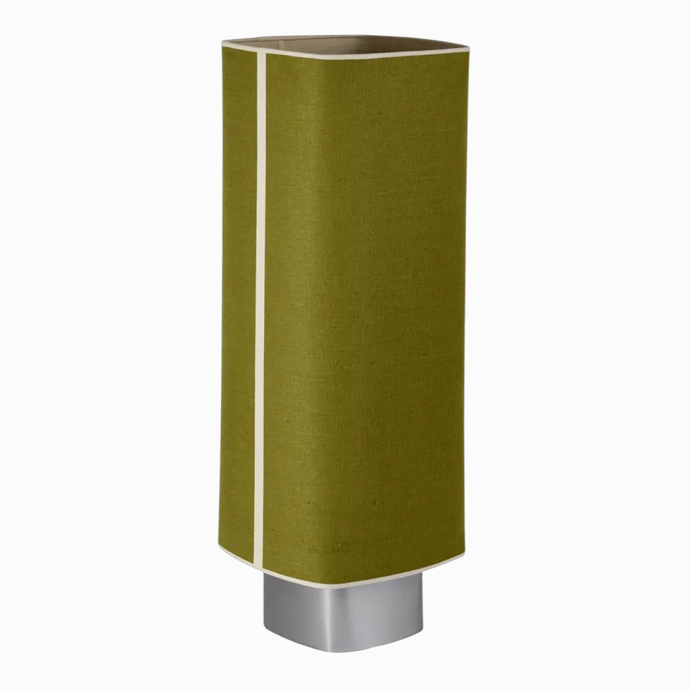 Lampe de sol en tissu vert et métal 79cm Dolce - Market Set