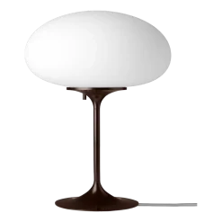 Lampe de table blanche base rouge foncé 42 cm Stemlite - Gubi