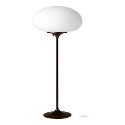 Lampe de table blanche base rouge foncé 70 cm Stemlite - Gubi