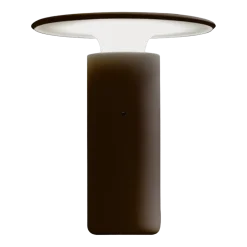 Lampe de table chocolat en céramique 21 x 20 cm Nais - Pott