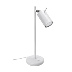 Lampe de table en acier blanche Ring - Sollux