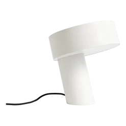 Lampe de table en aluminium blanc Slant - Hay