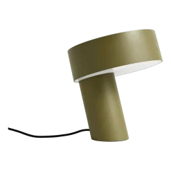 Lampe de table en aluminium kaki Slant - Hay