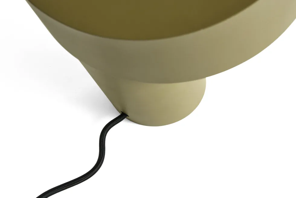 Lampe de table en aluminium kaki Slant - Hay