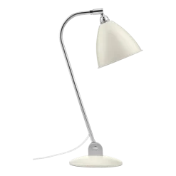 Lampe de table en laiton crème base argenté 48 cm BL2 - Gubi