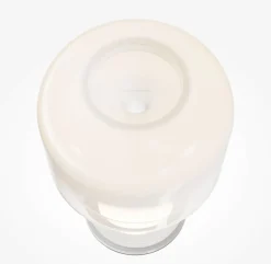 Lampe de table en métal et verre blanc 28x18cm Spirito - Maytoni