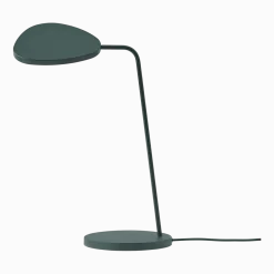 Lampe de table en métal vert foncé 41,5 cm Leaf - Muuto