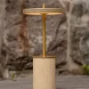Lampe de table en travertin 12x25,5cm Asteria move mini - Umage