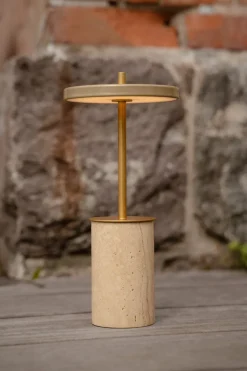 Lampe de table en travertin 12x25,5cm Asteria move mini - Umage