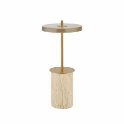 Lampe de table en travertin 12x25,5cm Asteria move mini - Umage