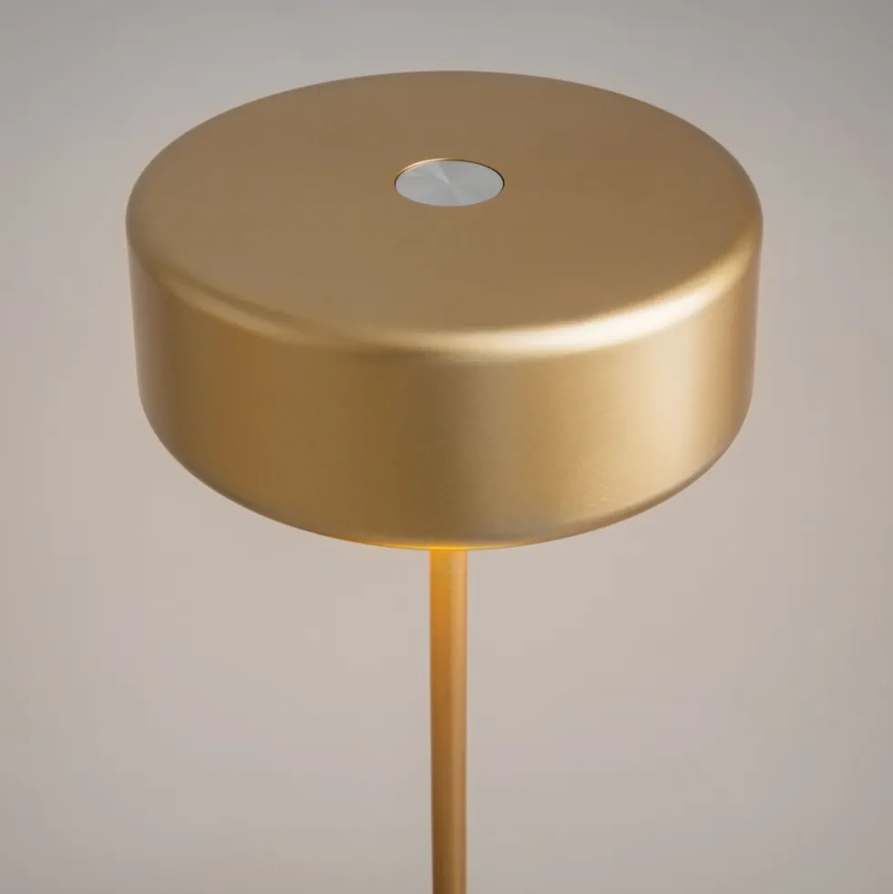 Lampe de table portable en aluminium doré 12x34,5cm AI Collaboration - Maytoni