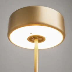 Lampe de table portable en aluminium doré 12x34,5cm AI Collaboration - Maytoni