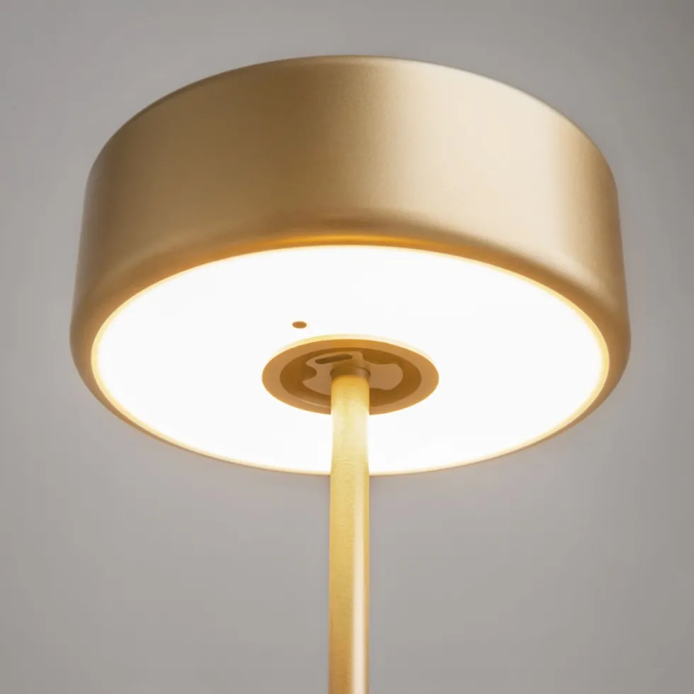 Lampe de table portable en aluminium doré 12x34,5cm AI Collaboration - Maytoni