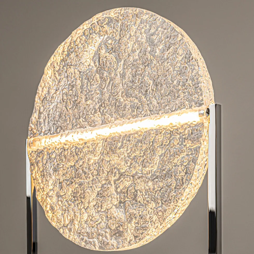 Lampe de table ronde en métal et acrylique 35x31cm Mangata - Maytoni