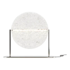 Lampe de table ronde en métal et acrylique 35x31cm Mangata - Maytoni