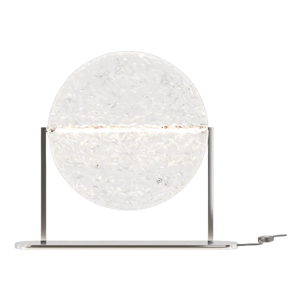 Lampe de table ronde en métal et acrylique 35x31cm Mangata - Maytoni