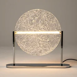 Lampe de table ronde en métal et acrylique 35x31cm Mangata - Maytoni