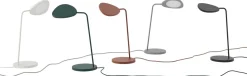 Lampe de table rouge 41,5 cm Leaf - Muuto