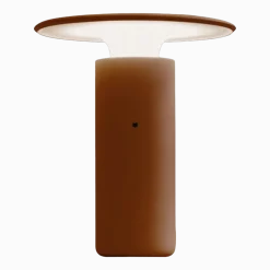 Lampe de table rouge en céramique 21 x 20 cm Nais - Pott