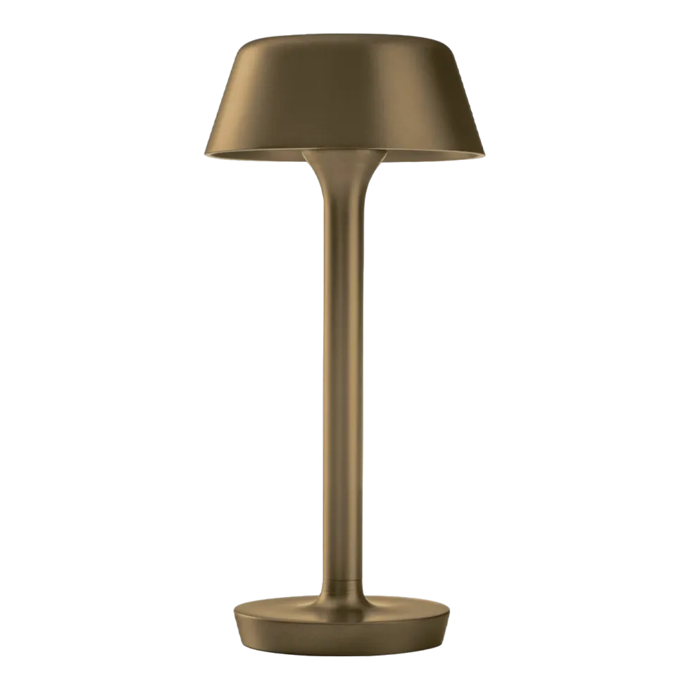 Lampe de table sans fil bronze Firefly - Panzeri