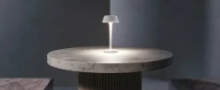 Lampe de table sans fil champagne Firefly - Panzeri