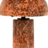 Lampe en verre volcanique et laiton massif 25x36cm - Versmissen