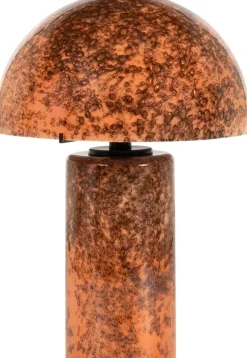 Lampe en verre volcanique et laiton massif 25x36cm - Versmissen
