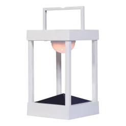 Lampe lanterne 30 cm blanche La Lampe Parc - Maiori