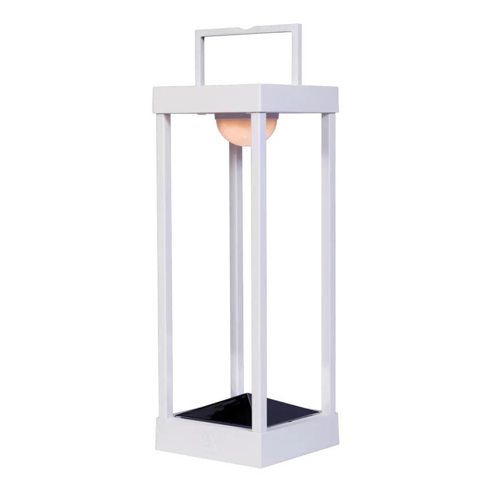 Lampe lanterne 50 cm blanche La Lampe Parc - Maiori