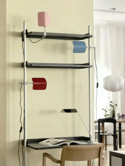 Lampe à pince rose luis Apex - HAY