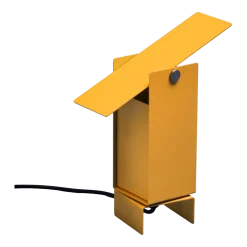 Lampe pivotante en acier jaune 22,5x8cm - Moebe