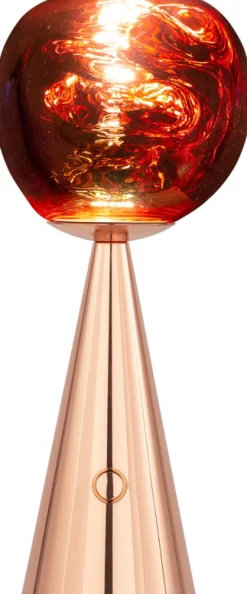 Lampe portable en abs cuivré 28cm Melt - Tom Dixon