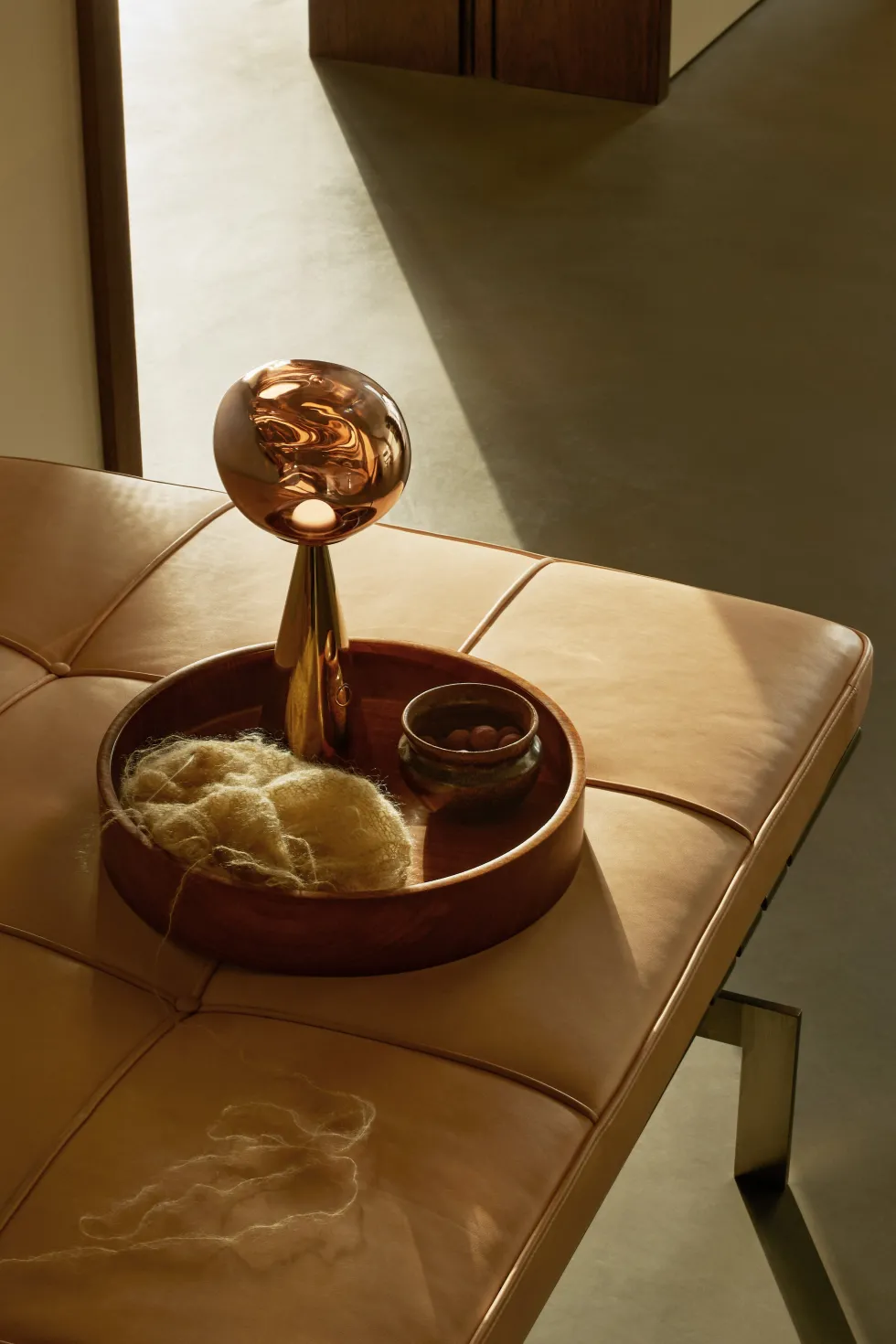 Lampe portable en abs cuivré 28cm Melt - Tom Dixon