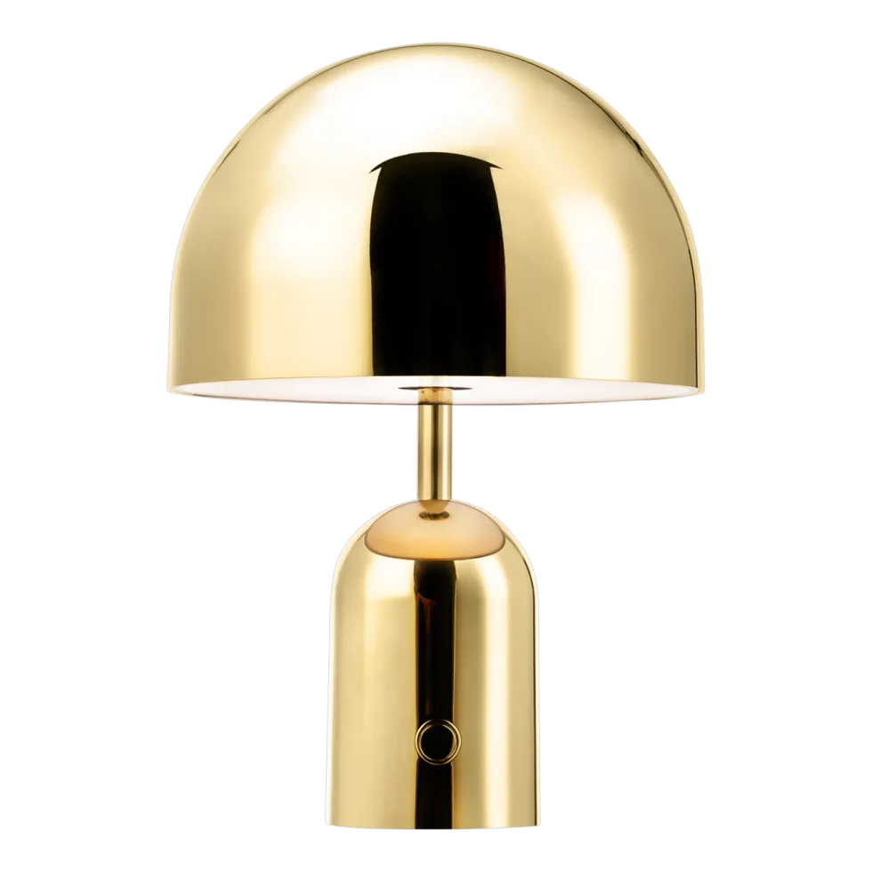 Lampe portable en abs doré 28cm Bell - Tom Dixon