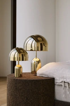Lampe portable en abs doré 28cm Bell - Tom Dixon