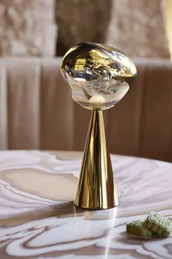 Lampe portable en abs doré 28cm Melt - Tom Dixon