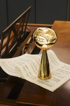 Lampe portable en abs doré 28cm Melt - Tom Dixon