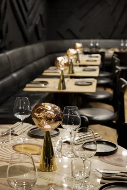 Lampe portable en abs doré 28cm Melt - Tom Dixon