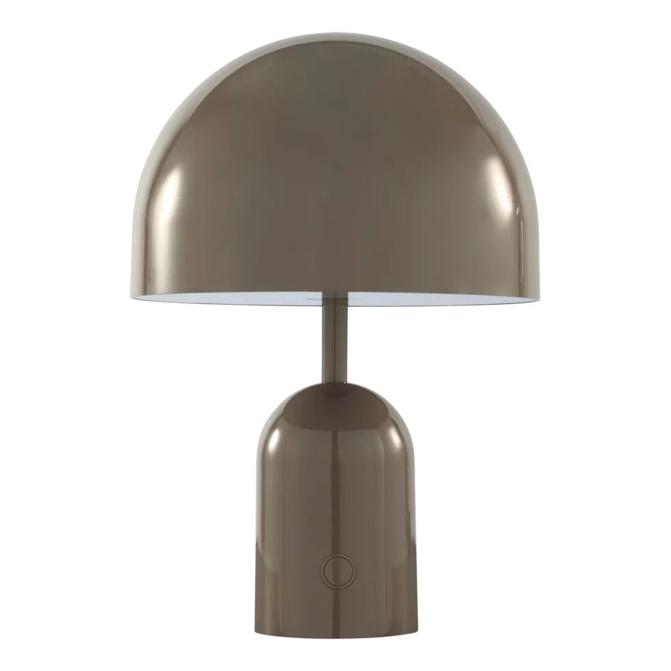 Lampe portable en abs taupe 28cm Bell - Tom Dixon
