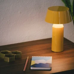 Lampe portable en acier blanche 22,5 cm Bicoca - Marset