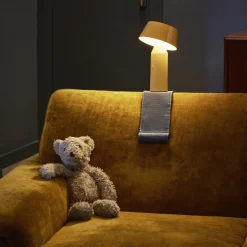 Lampe portable en acier blanche 22,5 cm Bicoca - Marset