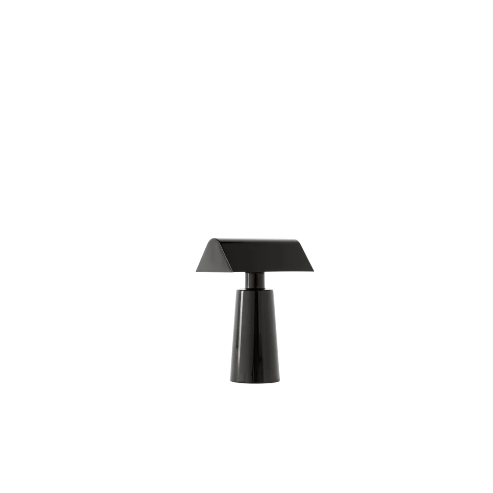 Lampe portable en acier gris anthracite Caret MF1 - &tradition