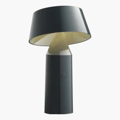 Lampe portable en acier grise 22,5 cm Bicoca - Marset
