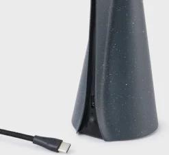 Lampe portable en granite noir 8x19 cm Mantle - Tala