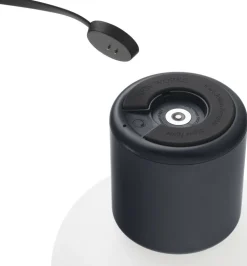 Lampe portable en polyéthylène noir froid 18 cm Karl-Johan - New Works