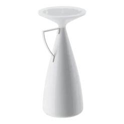 Lampe portable en thermoplastique recyclé blanc 11x24cm Camomille - Kartell