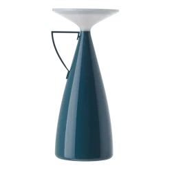 Lampe portable en thermoplastique recyclé bleu pétrole 11x24cm Camomille - Kartell