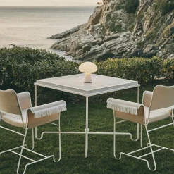 Lampe portable en verre dépoli 24x22 cm Obello - Gubi