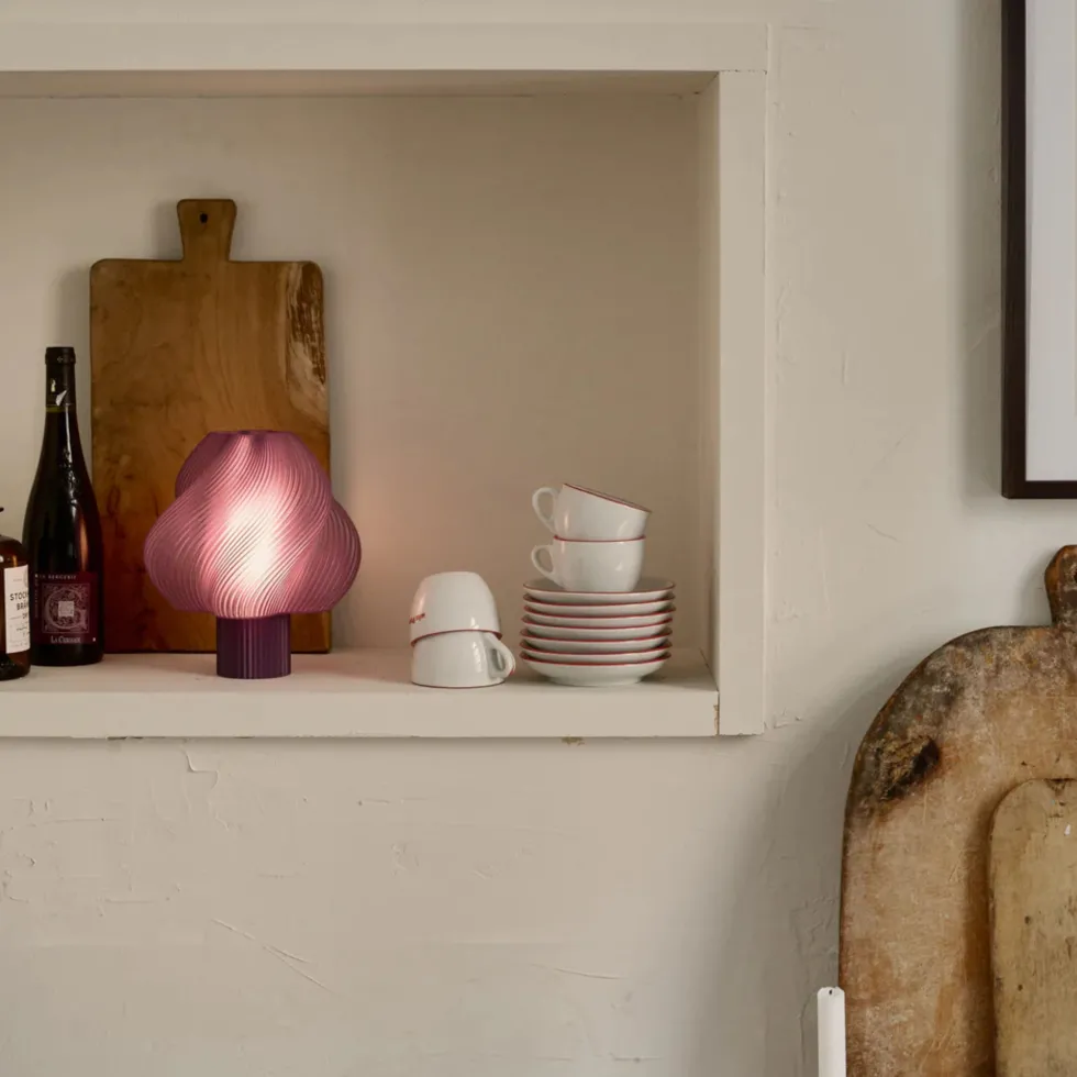 Lampe portable lavender sorbet Soft serve - Crème Atelier